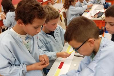 En CE2, nous avons retravailler les mesures de longueurs.