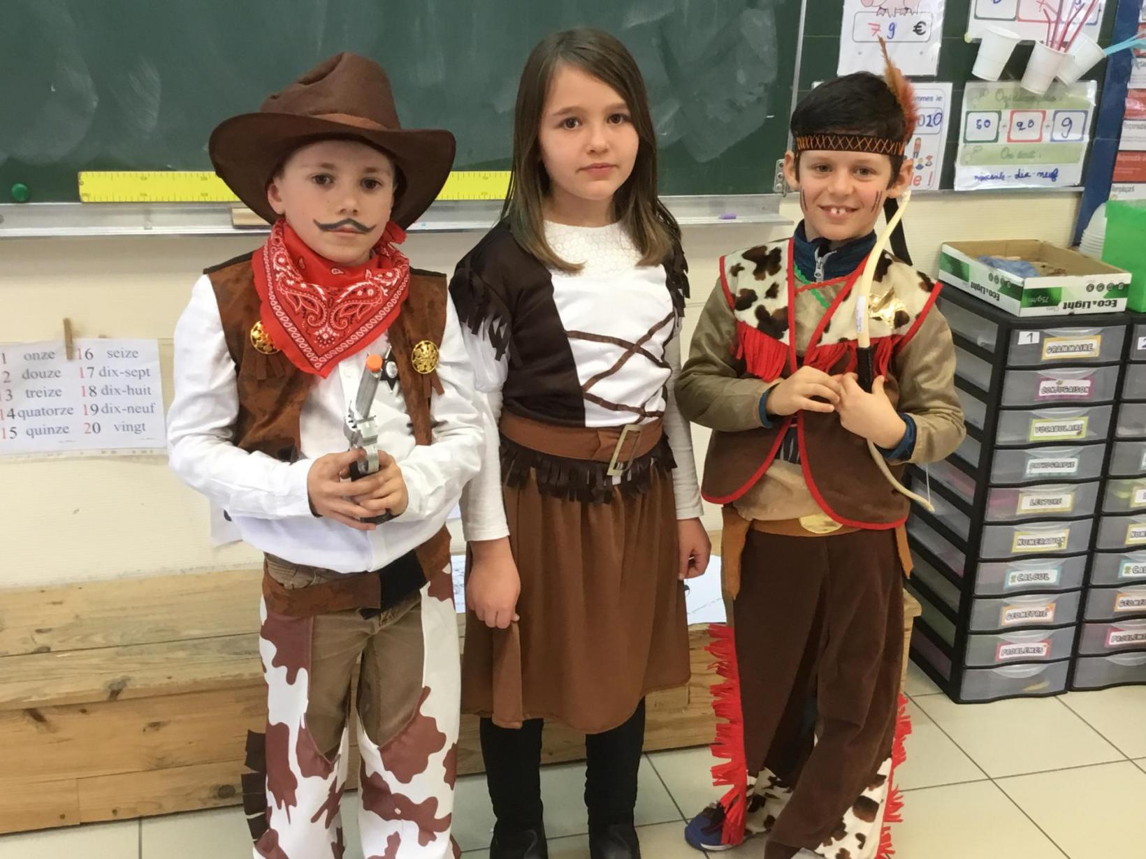 Le cowboy et les indiens!