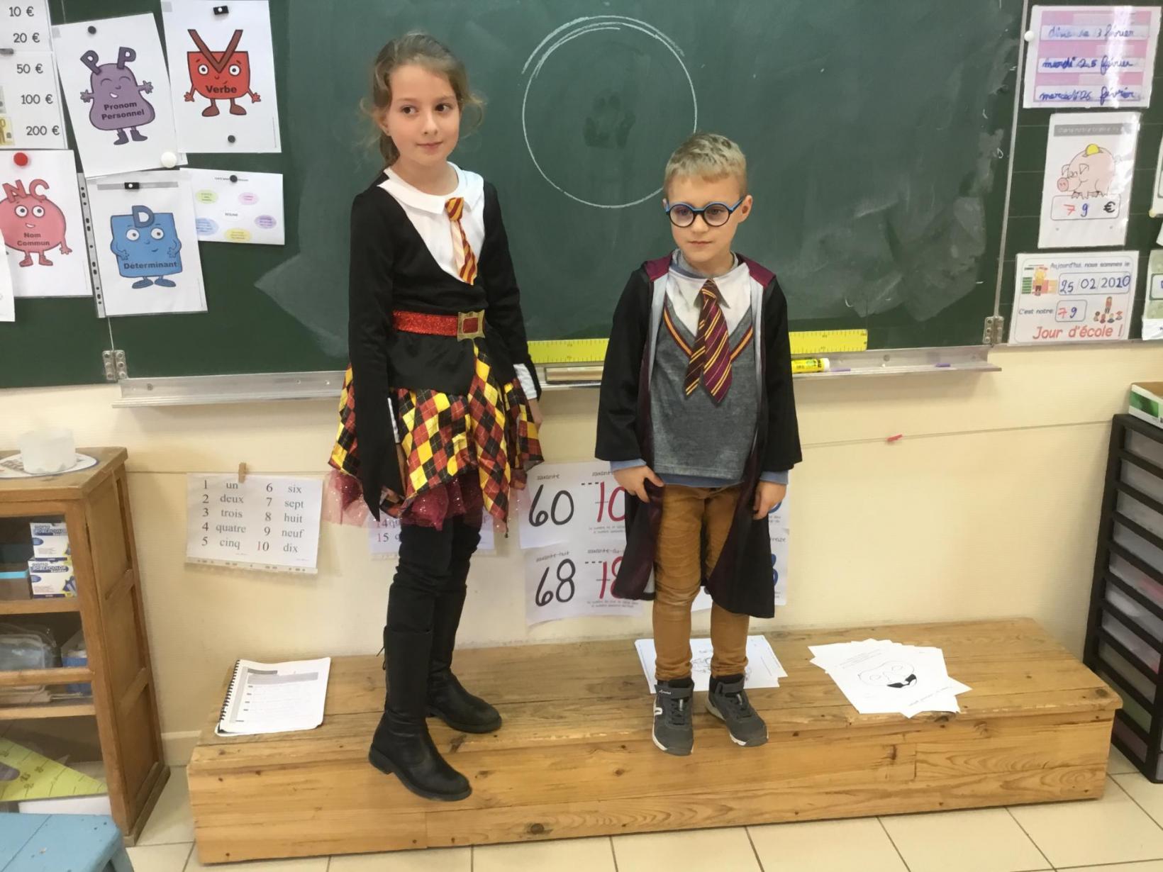 Harry Potter et Hermione!