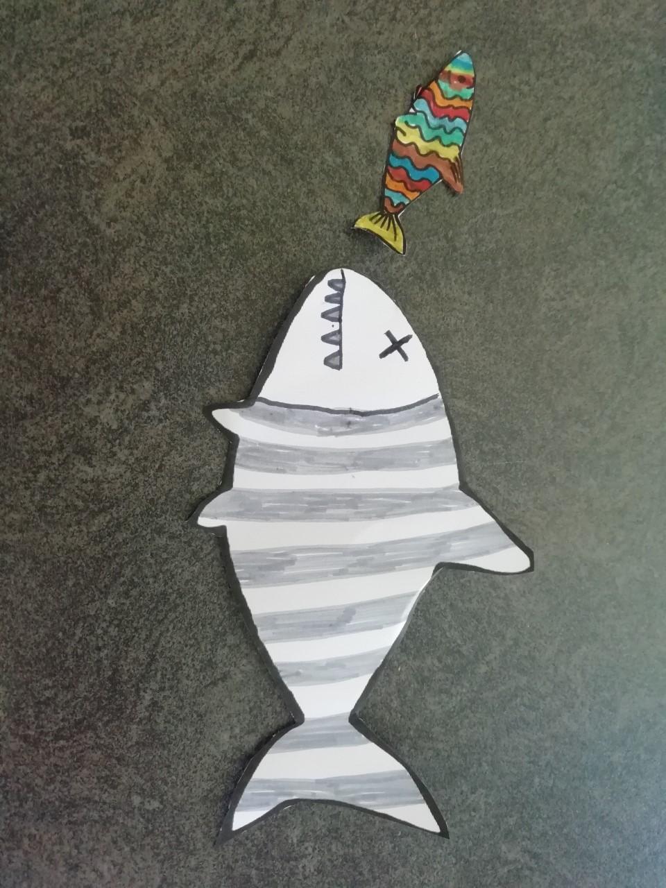 Le poisson rayé de Gabin!