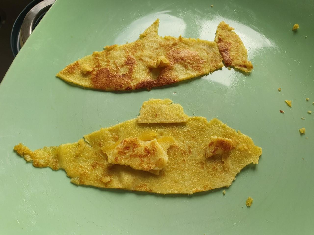 Les poissons crêpes de Nicolas!