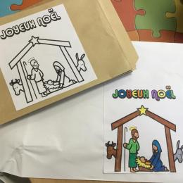 L'enveoppe cadeau contenant les enveloppes individuelles pour nos personnages quotidiens...