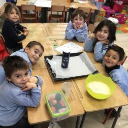 confection d ela pâte à sel;