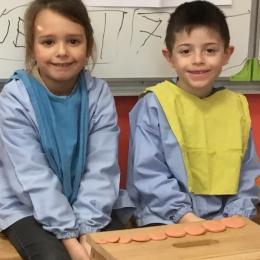 classement par taille : les galettes...