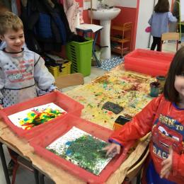 Etape importante : le découpage, travail minutieux... pas photographié!