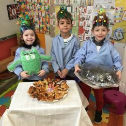 Nous avons fété les 5 ans de Shannia et de Martin, qu'ils ont fété en novembre et décembre, et les 6 ans de Nicolas!