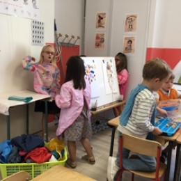 atelier de peinture libre en parallèle des ateliers barquettes