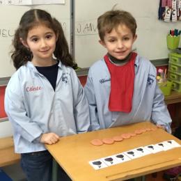 classer 8 galettes en terre et 8 images en ordre croissant ou décroissant. 