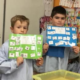 classer des mots images s'ils sont féminin (la) ou masculin (le); 