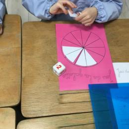 le jeu de la galette pour ajoutter ou enlever des parts