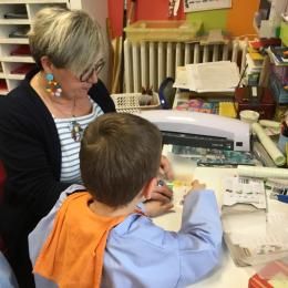 plastification des étiquettes...