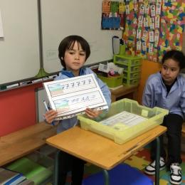 GS : écriture des chiffres;